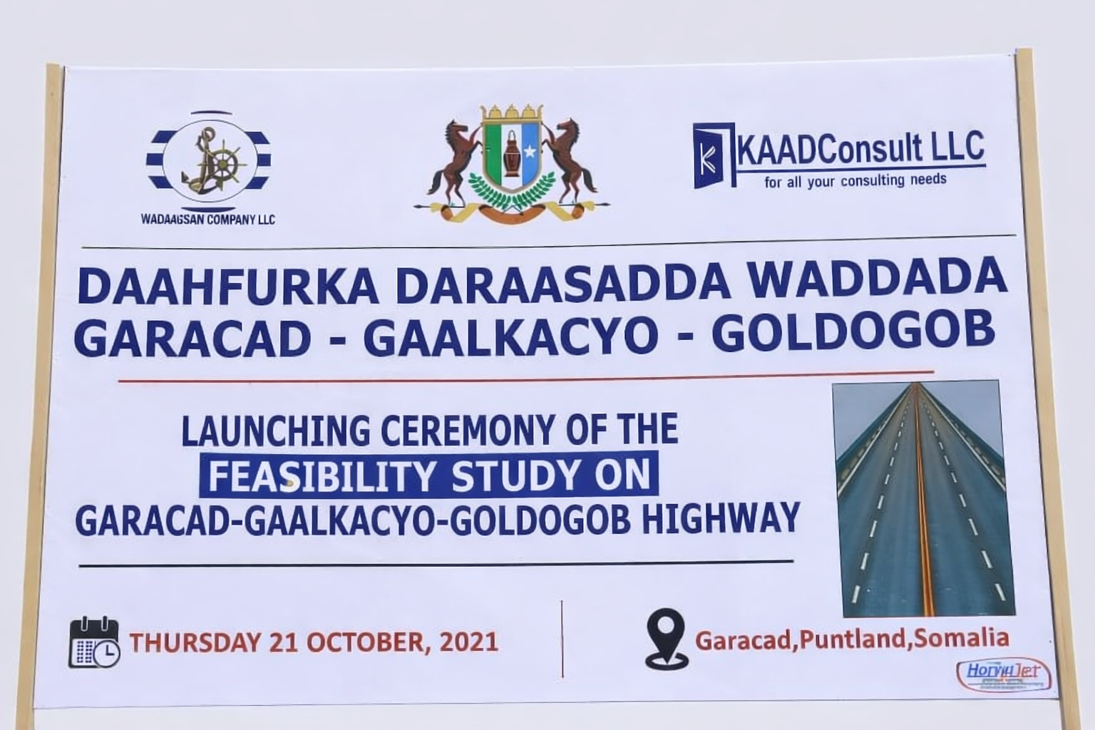 3G Highway Corridor (Garacad-Galkacyo-Galdogob)
